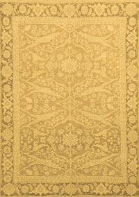 Abstract Brown Modern Rug, abs2605brn