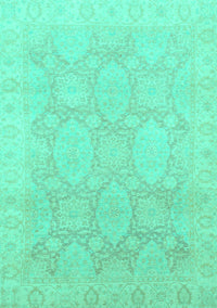 Oriental Turquoise Traditional Rug, abs2606turq