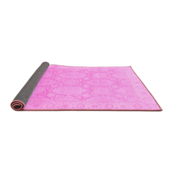 Sideview of Oriental Pink Traditional Rug, abs2606pnk