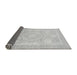 Sideview of Abstract Gray Modern Rug, abs2607gry