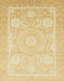 Abstract Brown Gold Modern Rug, abs2607