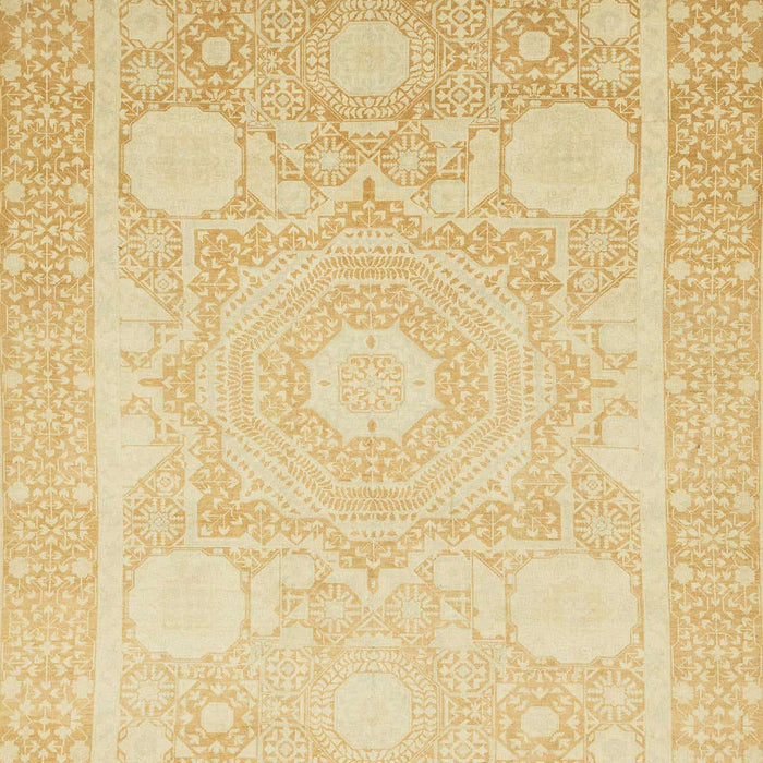 Abstract Brown Gold Modern Rug, abs2607