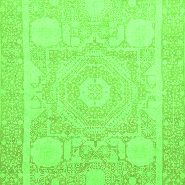 Machine Washable Abstract Green Modern Area Rugs, wshabs2607grn