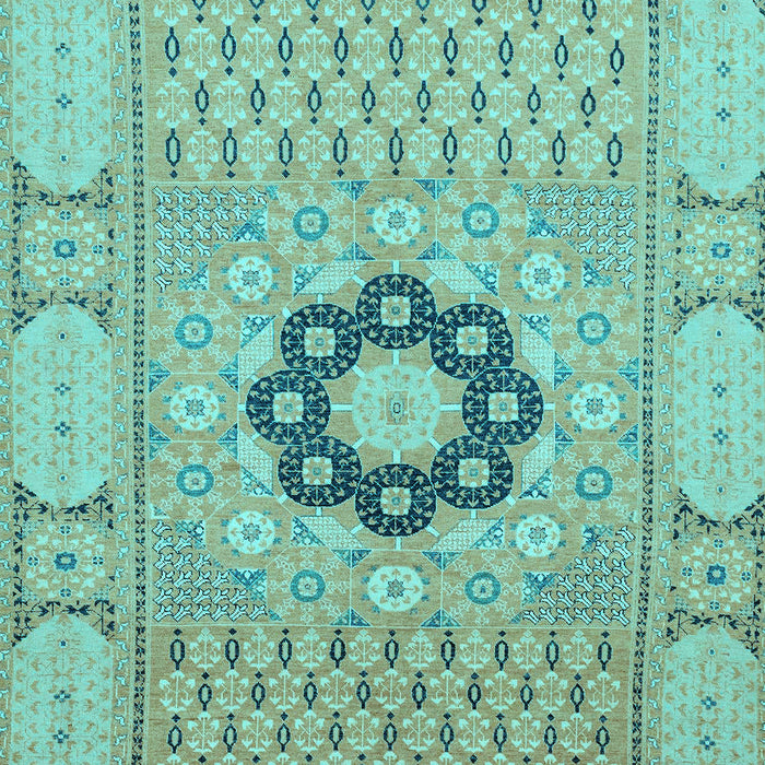 Abstract Light Blue Modern Rug, abs2608lblu