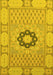 Machine Washable Abstract Yellow Modern Rug, wshabs2608yw