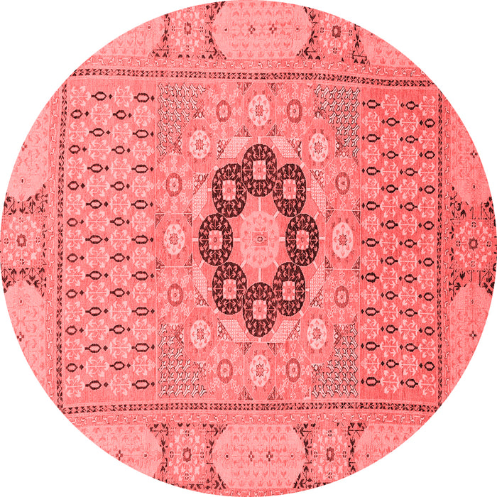 Machine Washable Abstract Red Modern Rug, wshabs2608red