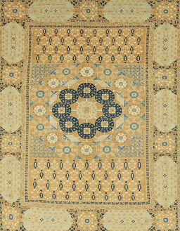 Abstract Cinnamon Brown Modern Rug, abs2608