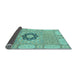 Sideview of Abstract Light Blue Modern Rug, abs2608lblu