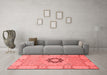 Modern Red Washable Rugs