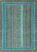 Machine Washable Abstract Light Blue Modern Rug, wshabs2609lblu