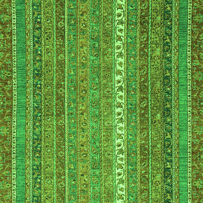 Machine Washable Abstract Green Modern Area Rugs, wshabs2609grn