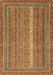 Abstract Brown Modern Rug, abs2609brn