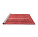 Modern Red Washable Rugs