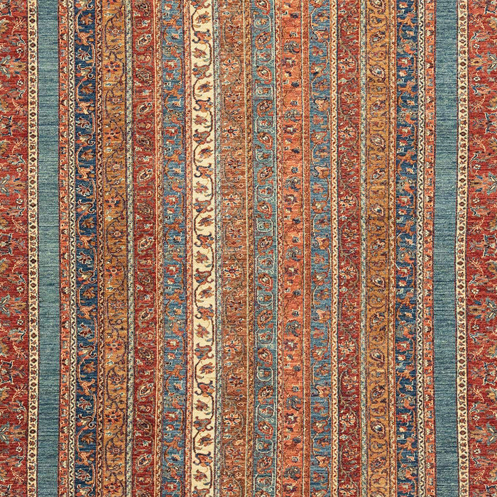 Machine Washable Abstract Fire Brick Red Rug, wshabs2609