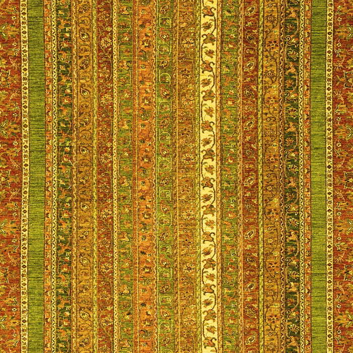 Machine Washable Abstract Yellow Modern Rug, wshabs2609yw