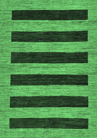 Abstract Emerald Green Modern Rug, abs260emgrn