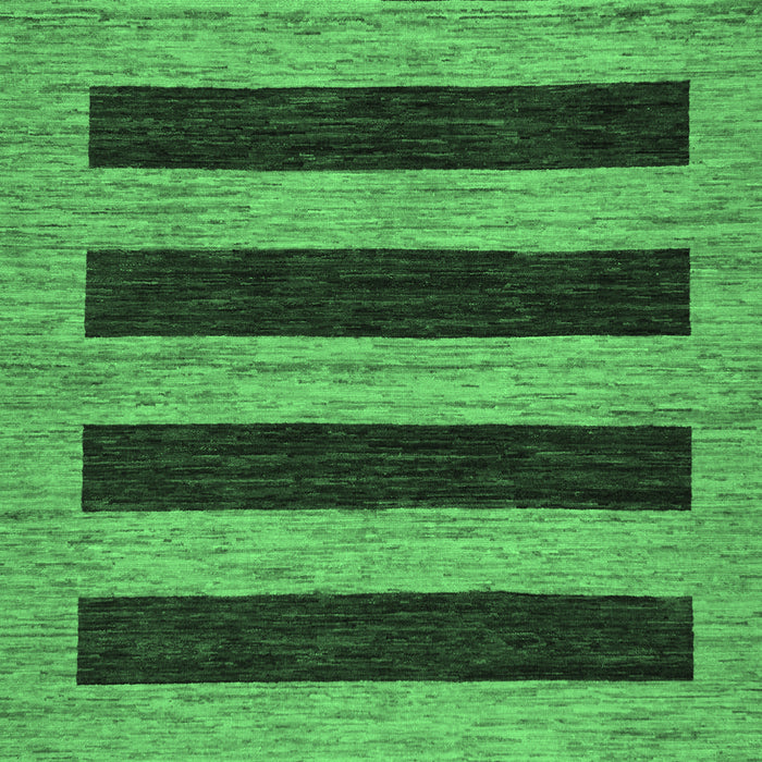 Machine Washable Abstract Emerald Green Modern Area Rugs, wshabs260emgrn