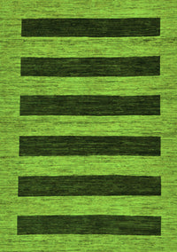 Abstract Green Modern Rug, abs260grn