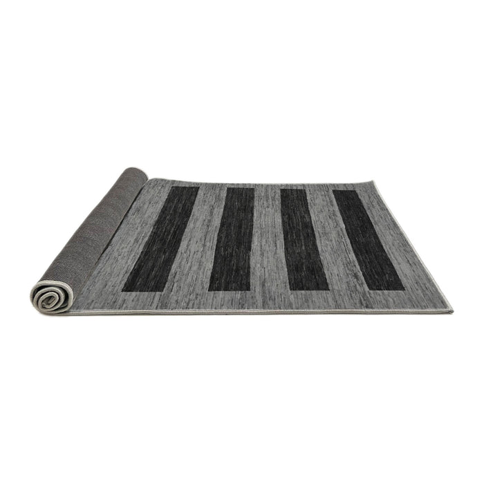 Sideview of Abstract Gray Modern Rug, abs260gry