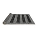 Sideview of Abstract Gray Modern Rug, abs260gry