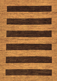 Abstract Brown Modern Rug, abs260brn