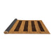 Sideview of Abstract Brown Modern Rug, abs260brn