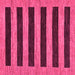 Square Abstract Pink Modern Rug, abs260pnk