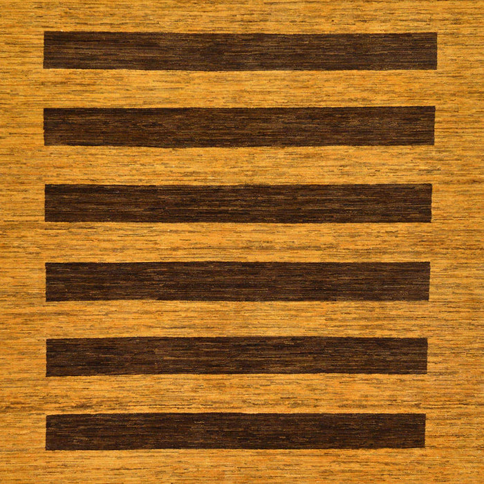 Square Abstract Saddle Brown Modern Rug, abs260