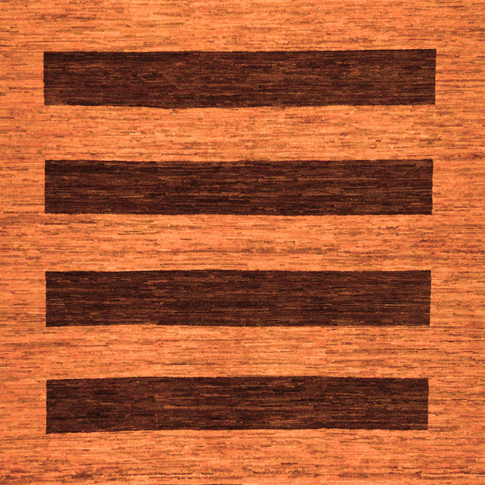 Machine Washable Abstract Orange Modern Area Rugs, wshabs260org