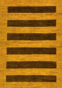 Abstract Yellow Modern Rug, abs260yw