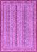 Abstract Purple Modern Rug, abs2610pur