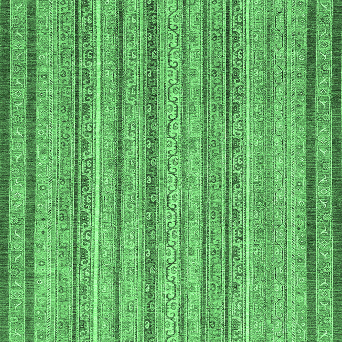 Machine Washable Abstract Emerald Green Modern Area Rugs, wshabs2610emgrn