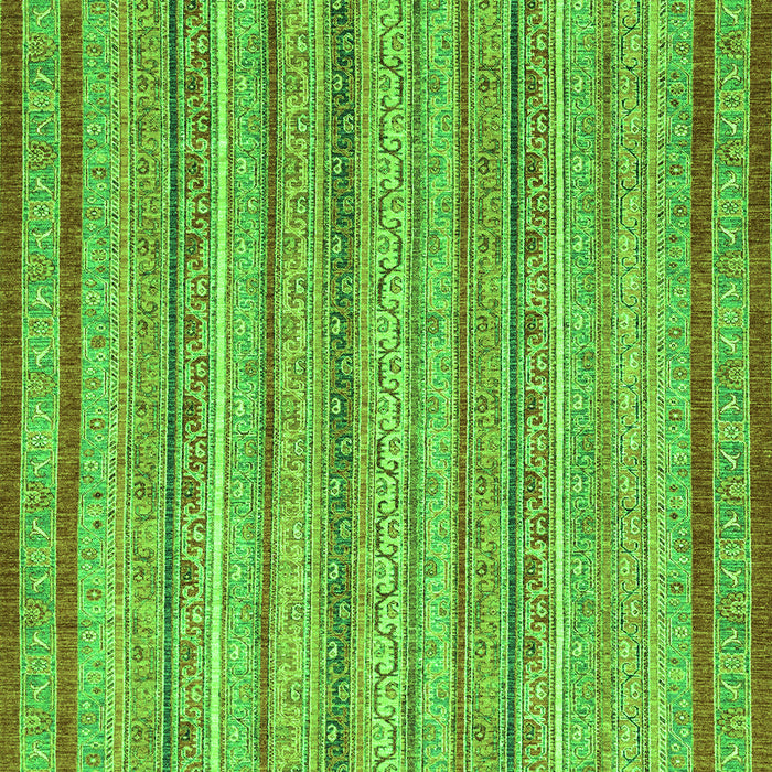Machine Washable Abstract Green Modern Area Rugs, wshabs2610grn