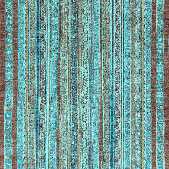 Machine Washable Abstract Light Blue Modern Rug, wshabs2610lblu