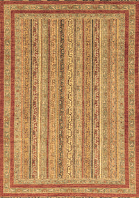 Abstract Brown Modern Rug, abs2610brn