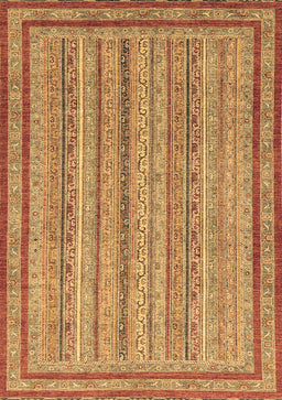 Abstract Brown Modern Rug, abs2610brn