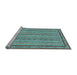 Sideview of Machine Washable Abstract Light Blue Modern Rug, wshabs2610lblu