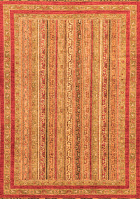 Abstract Orange Modern Rug, abs2610org