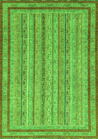 Abstract Green Modern Rug, abs2610grn