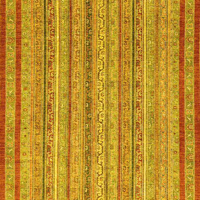 Abstract Yellow Modern Rug, abs2610yw