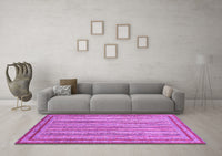 Machine Washable Abstract Purple Modern Rug, wshabs2610pur