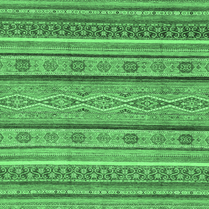 Machine Washable Abstract Emerald Green Modern Area Rugs, wshabs2611emgrn