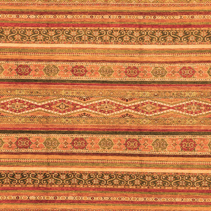 Machine Washable Abstract Orange Modern Area Rugs, wshabs2611org