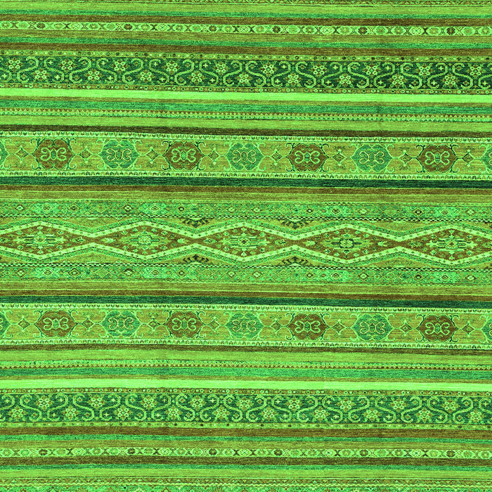Machine Washable Abstract Green Modern Area Rugs, wshabs2611grn