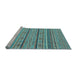 Sideview of Machine Washable Abstract Light Blue Modern Rug, wshabs2611lblu