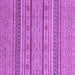 Square Abstract Purple Modern Rug, abs2611pur