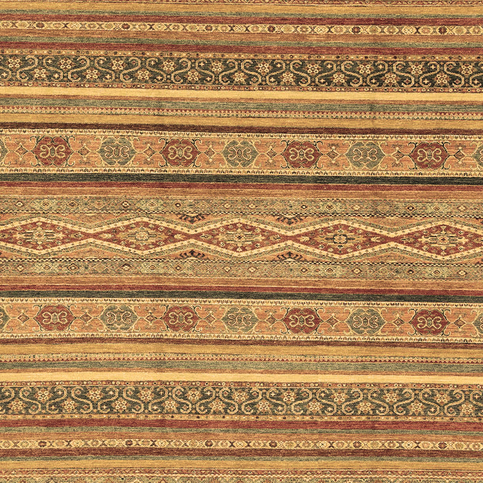Machine Washable Abstract Brown Modern Rug, wshabs2611brn