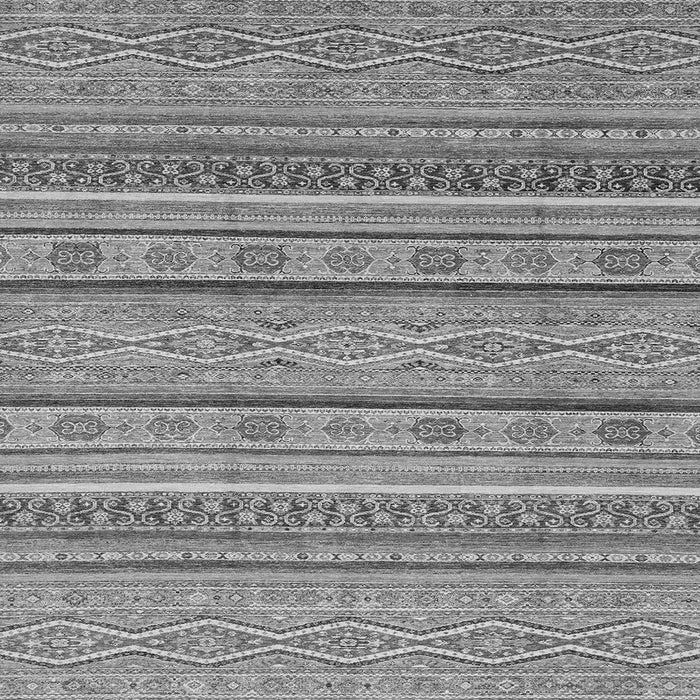 Square Machine Washable Abstract Gray Modern Rug, wshabs2611gry