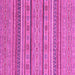 Square Abstract Pink Modern Rug, abs2611pnk