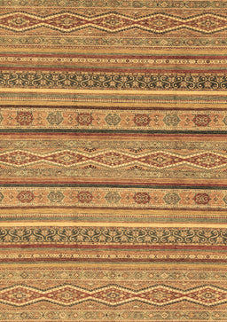 Abstract Brown Modern Rug, abs2611brn